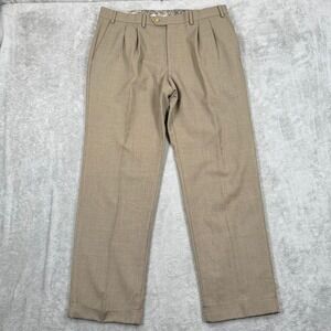 Lauren Ralph Lauren Total Comfort Wool Dress Pants Mens 36x30 Pleated Trousers